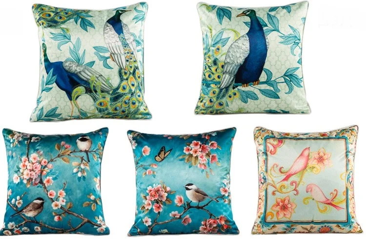 2016 nova kvalitetna kineska emulacija svila cvijeće jastuk ukras kuće kauč svilene presvlake za jastuke, jastučnice, jastučnice, Slika  0