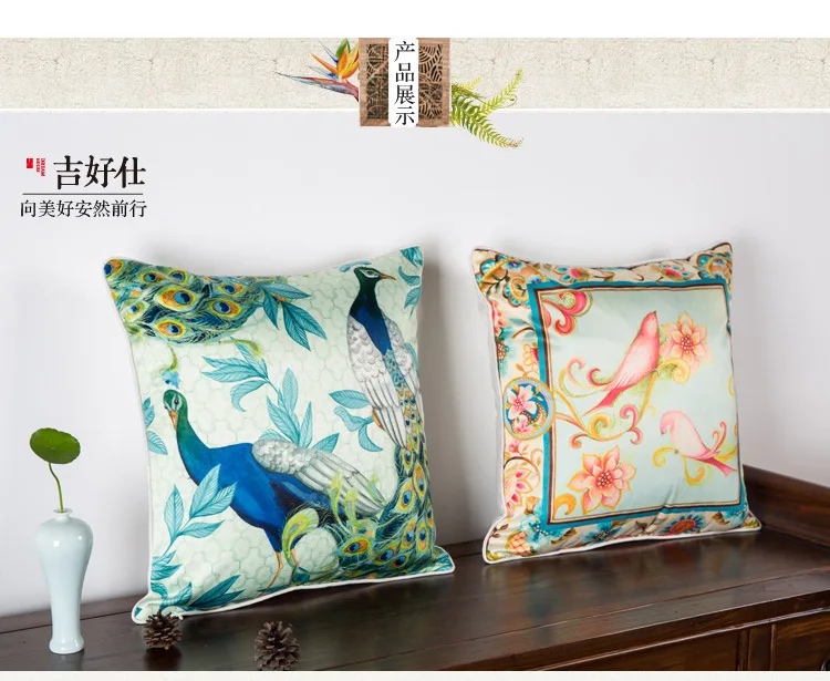 2016 nova kvalitetna kineska emulacija svila cvijeće jastuk ukras kuće kauč svilene presvlake za jastuke, jastučnice, jastučnice, Slika  4