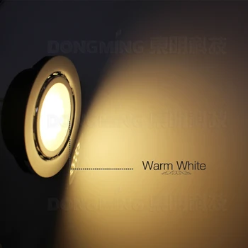 50 kom. 1,5 W 12 v led reflektor ugrađivanja reflektor hladno topla bijela čelični kuhinjski ormar izlog lampa