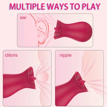 Blaga Лижущий Jezik Vibrator G spot Stimulator Klitorisa Mini-Seks-igračke za klitoris za žene Punjiva Ženski masturbator za bradavice