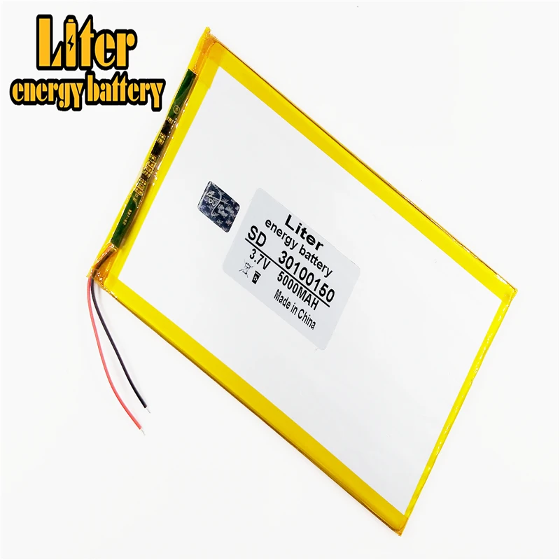 3,7 U,5000 mah 30100150 (polymer li-ion baterija) Litij-ionska baterija za tablet PC-8 cm 9 cm 10 cm Slika  0