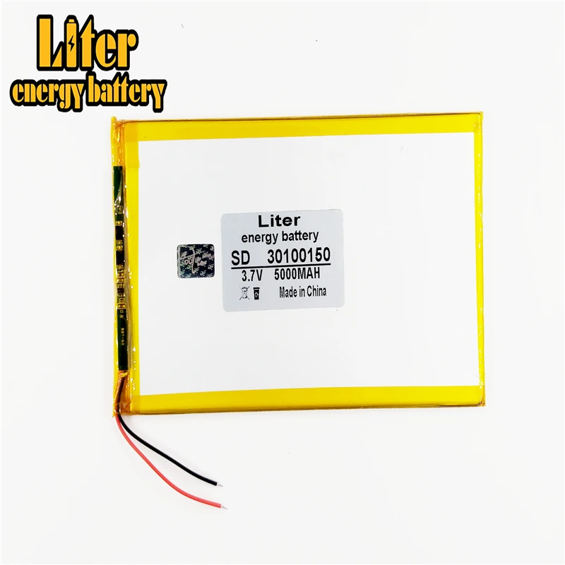 3,7 U,5000 mah 30100150 (polymer li-ion baterija) Litij-ionska baterija za tablet PC-8 cm 9 cm 10 cm Slika  1