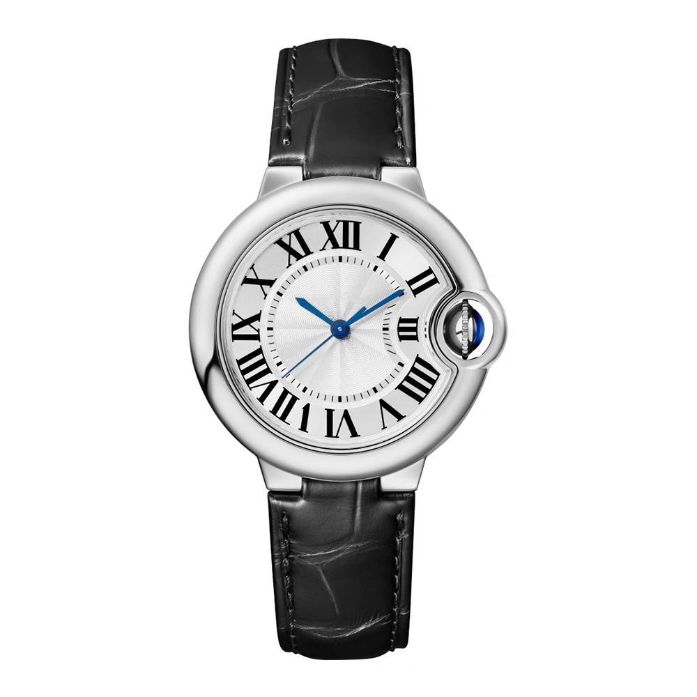 Novi ženski sat Vodootporan Najbolje marke luksuzni satovi Kvarcni satovi za Svakodnevne sat s kožnim браслетом Ženski ručni sat Slika  0