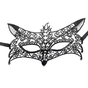 Cvjetne Čipke Šuplje Maska Crni Poklopac Za Oči Različite Stilove Маскарадная Poklopac Za Oči Halloween Cosplay Maske Pribor