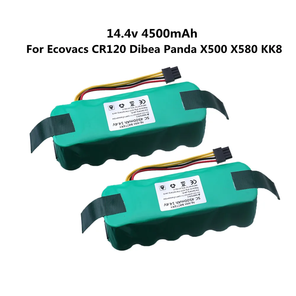 14,4 4500 mah Usisavač NiMH Baterija za panda X500 X580 Dibea X500 X580 X900 Ecovacs Ogledalo CR120 Slika  5