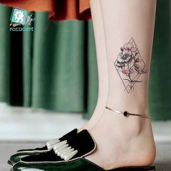 Moda Vodootporne Privremena Tetovaža dizajne Za žene u ruci Seks ljepota flash Tetovaža Naljepnica zec, ptica je riba Dizajn Lažne Tetovaže na tijelu