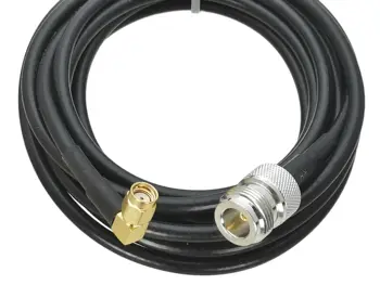 1pc RG58 RP-SMA Muški KONEKTOR pod pravim kutom u odnosu na Ženski N konektor Konektor RF Koaksijalni Kabel za Povezivanje s kika dostupne 4 inča~50 m