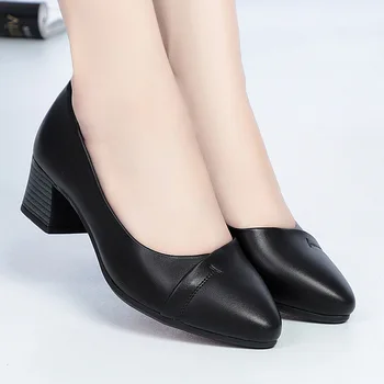 Pofulove Ženske cipele na visoku petu cipele od lakirane Crne cipele Ženske cipele Luksuzne modne i dizajnerske cipele-brod Elegantne ženske Zapatos