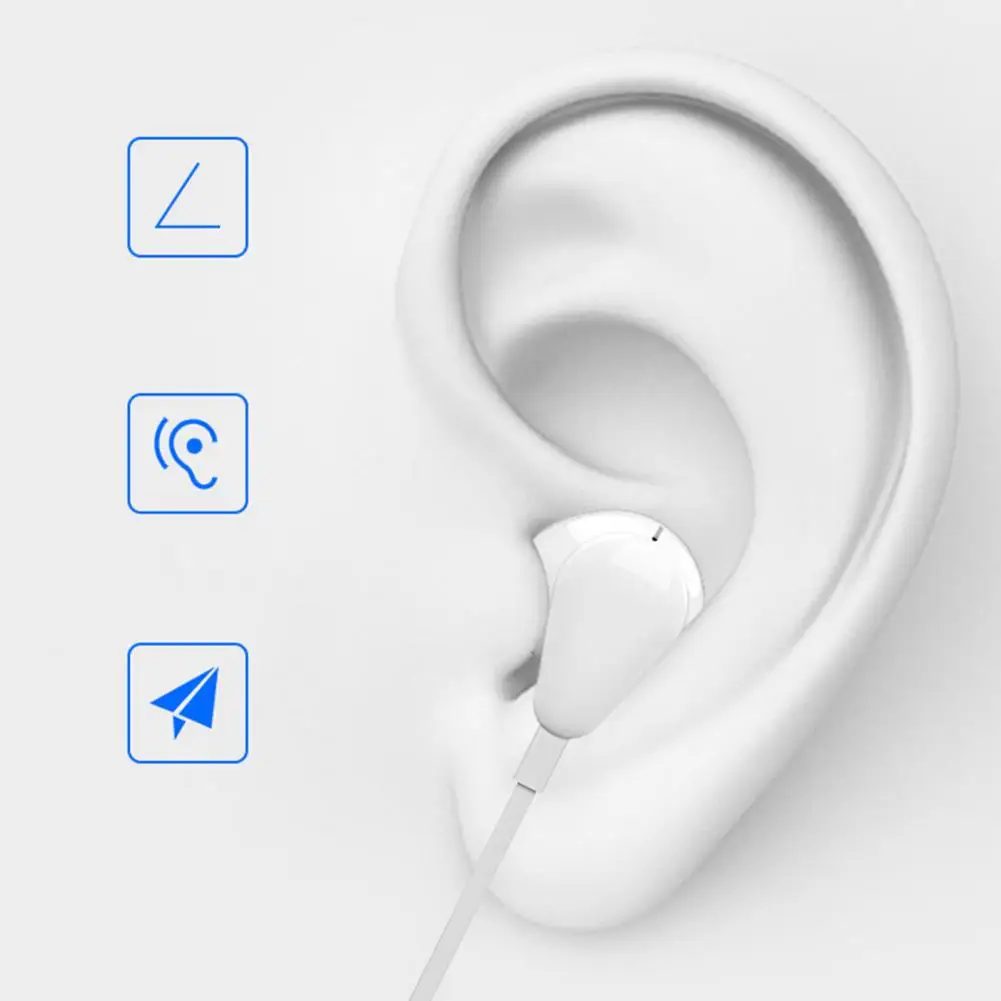 1,2 m žičane headset Slušalice Type-C Slušalice Bijele Slušalice S Mikrofonom Prijenosni Teška Bas Stereo Slušalice Za Samsung, Huawei Slika  4