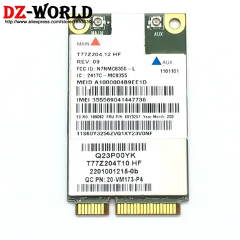 Otključan Gobi3000 MC8355 3G GPS WWAN Bežična mrežna kartica 60Y3257 Mini PCI-e HSPA EVDO za tablet Thinkpad X230 X230i X230T X230