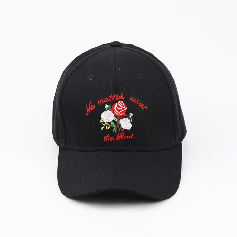 Pamuk kape s bojama za muškarce i žene Snapback Šešir s vezom Svakodnevni kapu Casquette Папина šešir hip-hop kapu Slika  4