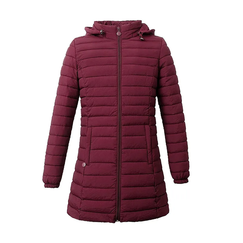 2021 Zimska jakna velike veličine sa svjetlom obloge Za žene, Izmjenjivi poklopac Toplo pamučna odjeća Plus Size Dugi kaput Ženske parkovi Slika  3