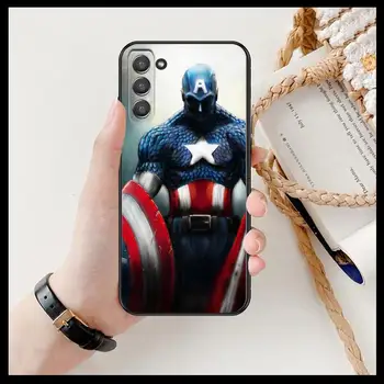 Kapetan Amerika-Man u Мстителях Završnice Torbica za telefon torbica za SamSung Galaxy s6 s7 S8 S9 S10E S20 S21 S5 S30 Plus S20 fe 5 g L