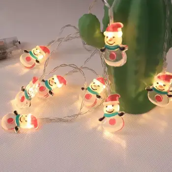 Novi Snjegović ukrasnih žaruljica Božićno drvce odmor led spavaća soba pretinca za baterije lampa niz