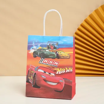 Veleprodaja Poklon Paketi Disney Cars McQueen Za Stranke s Ručicama Na Božić/Dječji Tuš/rođendanski Poklon Pakiranje Kutija