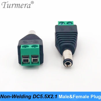 Priključak dc Turmera 5,5*2,1 mm Priključak za Napajanje Adapter Kabel Priključak za bateriju odvijača i 3528/5050/5730 led trake