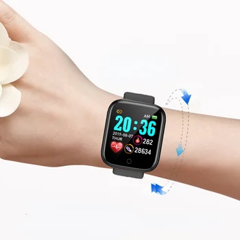 Pametni satovi 2021 Android pametnih satova muškarci žene djeca su pametni sat bežični monitor srčane fitness sat smart connect