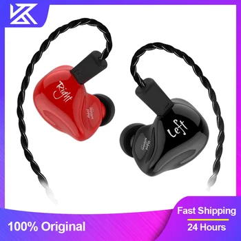 Slušalice KZ ZS4 1BA+1DD Hibridna Tehnologija HIFI Stereo Slušalice Slušalice Slušalice Monitor Sportske Igre Slušalice sa redukcijom šuma