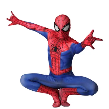 Klasični Kostim za косплея Petera Parkera s 3D ispis od Likra i spandex Cosplay na Halloween Kostim za дисфракции Body za odrasle osobe/djeca