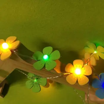 Novi cvijet led žarulja niz ukrasnih cvjetnih lampa pretinca za baterije festival boja lampa