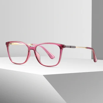Novi Kvadratnom Anti-Plavo Svjetlo Računalni Presbyopia Photochromic Naočale Za žene Prozirne Naočale Za čitanje Smole s Диоптрией Od 0 Do +6,0