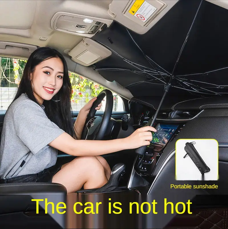 Auto štitnik za sunce krema za sunčanje toplinske zaslon prednji prozor sjenila toplinske zaslon unutarnji poklopac vjetrobranskog stakla vozila za parkiranje Slika  1