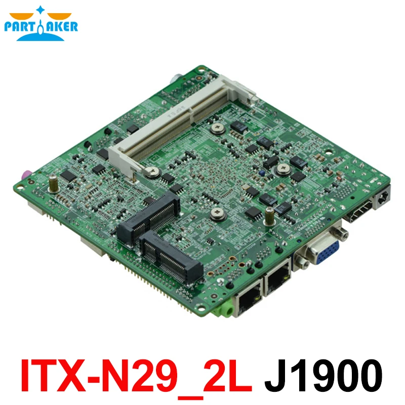 Matična ploča Bay trail ITX-N29_2L Dual Lan Четырехъядерная matična ploča J1900 s matične ploče LVDs nano itx OEM Slika  1