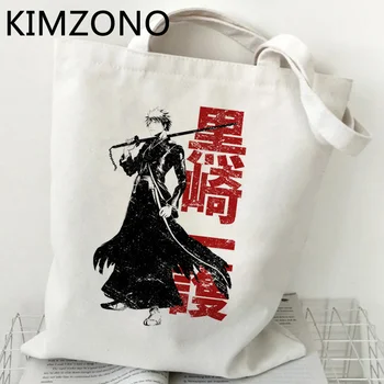 Зараки Kenpachi bjelilo Ichigo shopping bag torba za recikliranje torba za kupovinu холщовая eko-torba za shopping torba za кабас