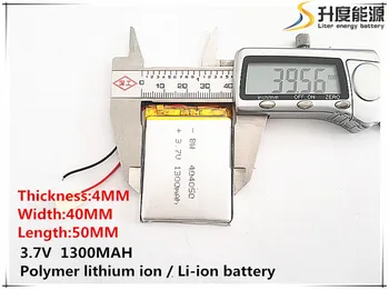 3.7 1300 mah 404050 Litij-Polimer Li-ion li-ion Baterija Za Mp3 MP4 MP5 GPS PSP Bluetooth mobilni