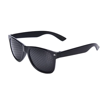 Novi dolazak Crni Unisex Njegu vida s otvorom za oči Vježbe za oči Naočale s otvorom za oči Naočale za poboljšanje vida plastike Visoke Kvalitete