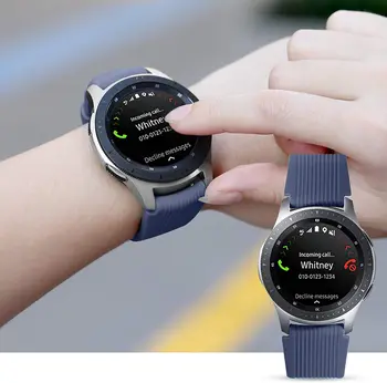 22 mm Remen za sat Samsung Galaxy Watch 46 mm/Huawei Watch GT2/Amazfit GTR Sportska silikonska narukvica za 20 mm Galaxy watch 4
