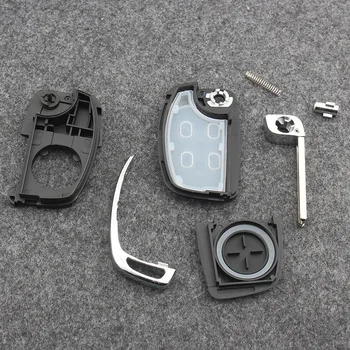 Zamjena Flip Daljinsko Privjesak Za Ključeve, Torba Za Auto Ključeva Za Hyundai IX35 i45 Neobrezana Gornji Ključ s Oštricom S 3/4 Pomoću