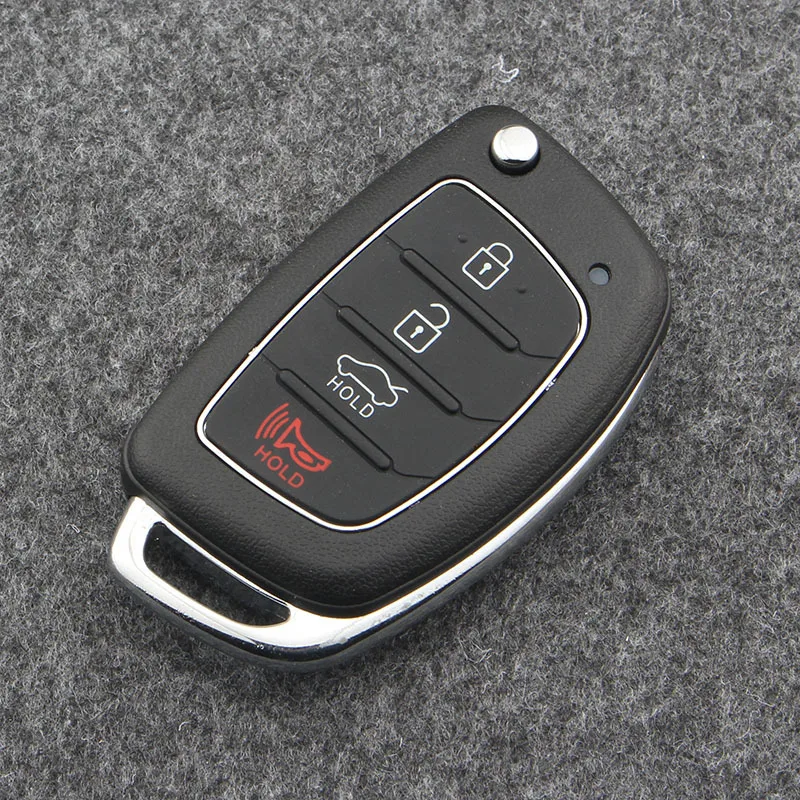 Zamjena Flip Daljinsko Privjesak Za Ključeve, Torba Za Auto Ključeva Za Hyundai IX35 i45 Neobrezana Gornji Ključ s Oštricom S 3/4 Pomoću Slika  5