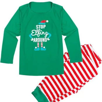 Obiteljska božićna пижама Kit obiteljska odjeće za Božićni domjenak Odjeću za odrasle i djecu Pidžama kit, Pamuk, dječja Pidžama kornjače