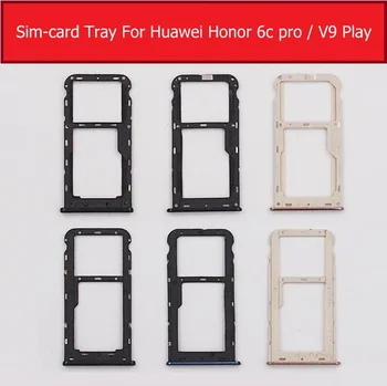 Ležište za SIM i SD kartice za Huawei honor v9 Play JMM-AL00 AL10 TL00 TL10 Držač memorijske kartice da biste Honor 6C PRO JMM-L22 Adapter Sim kartice