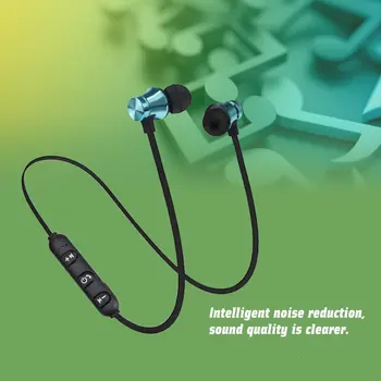 Sportski Cross-Country Bežične Bluetooth Slušalice Magnetska Slušalice Sa Mikrofonom Aktivna Slušalice S Redukcijom Šuma Za Telefone I Glazbenih Bas