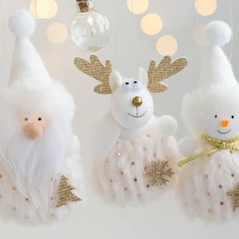 Božićni Anđeo Lutka Ovjes Božićno Drvce Viseće Dekoracije Novu Godinu 2022 Božićne Ukrase za Dom Božić Doll Navidad