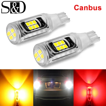 2 komada Canbus T15 Led Žarulja W16W 920 921 912 LED 1200LM 16SMD 2835 Svjetla za vožnju Unazad Vozila Auto Žarulja 12 v, Bijela Crvena Žuta