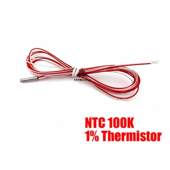 3D pisač NTC 100K 1% Termistor 3*15 mm Čelični Temperatura Kabel s glavom dužine 1,4 Metra Pribor
