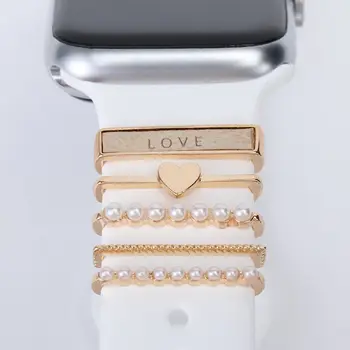 Ukras za Apple Watch narukvica dijamantni Nakit Privjesci za iWatch/Galaxy watch 4/Classic/3 Narukvica Silikon Remen Pribor