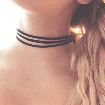 Ogrlica ogrlica širine 0,5 cm modni maxi ogrlice za žene 2019 gotički nakit ručne izrade u retro stilu burlesku