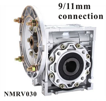 90-stupanj mjenjača NMRV030 Pužna reduktor 5:1 - 80 :1 za pogonske osovine 9 mm 11 mm