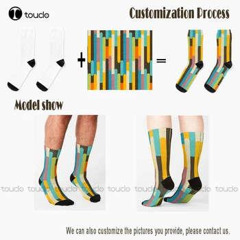 Prokofjev, Ruski Skladatelj Čarape Nogometne Čarape Muške Personalizirane Običaj Unisex Čarape za odrasle, Tinejdžere i mlade 360° Digitalni print