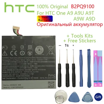 Novi Originalni HTC 2150 mah B2PQ9100 litij-ionska Baterija za HTC One A9 Baterija A9U A9T A9W A9D Baterije+Poklon alate +Naljepnice