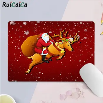 RuiCaiCa čestit Božić Djed Mraz je Izdržljiva Gumena podloga za miša za ured Dug Mat površine Kawaii Stol za djevojaka za spavaće sobe
