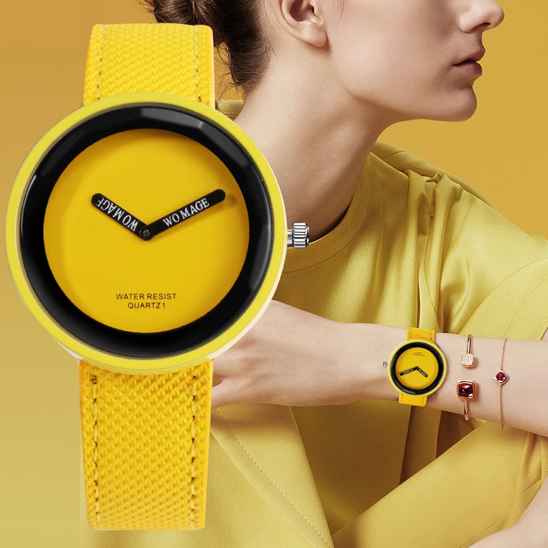 Relogio Feminino satovi od umjetne kože kvarc svakodnevne sat bayan kol saati Ženski ručni sat major relojes šareni sat Slika  0