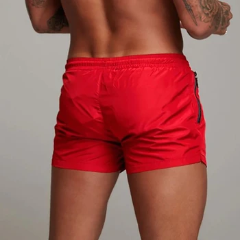 Crvene Sportske kratke hlače za trčanje Gospodo быстросохнущие ljetne kratke hlače za fitness Kratke hlače za bodybuilding Sportske kratke hlače za trčanje Kompresije gaćice