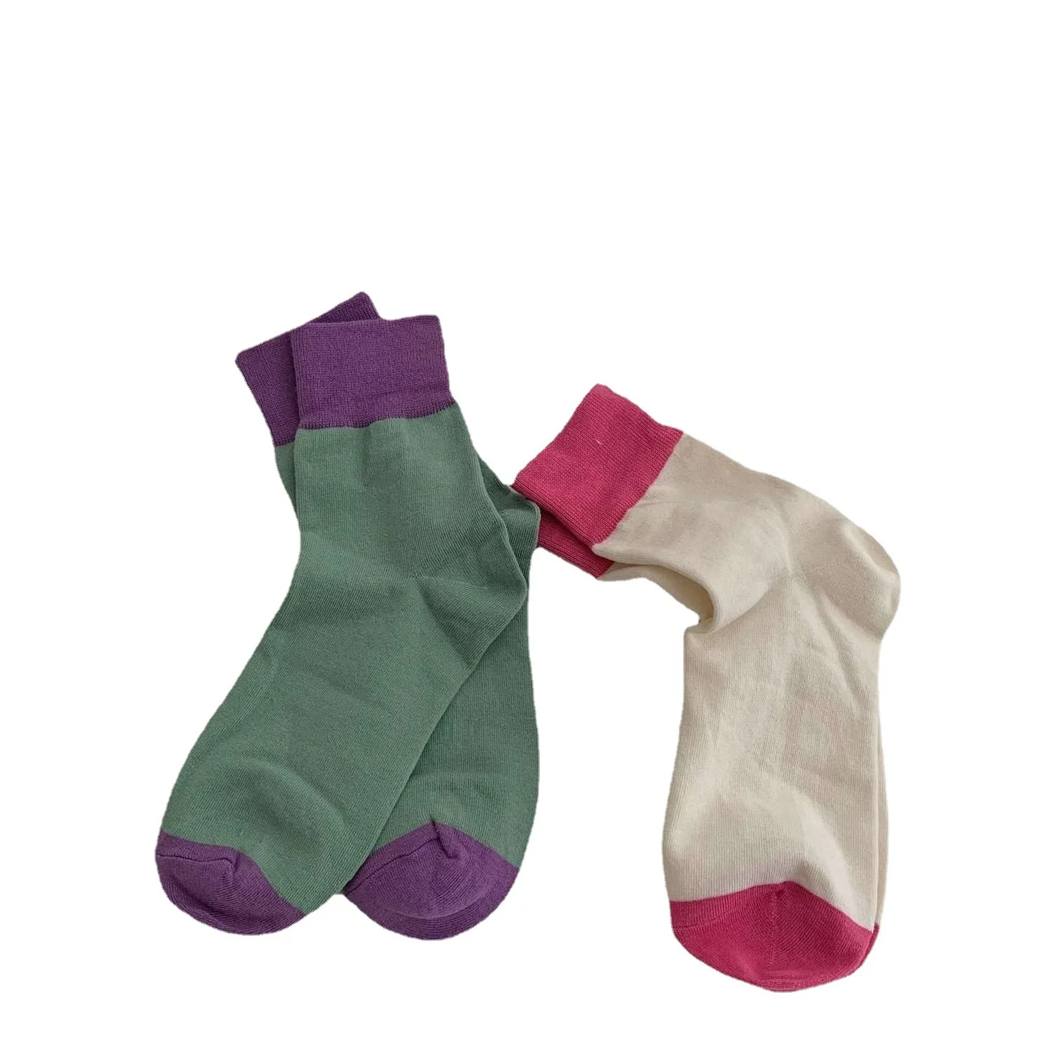 SP&CITY Japanske modne čarape za djevojčice Harajuku, Pogodan u boji dječje čarape, gotički, pamuk, sportske čarape, Odjeću za zgodnih žena Slika  2