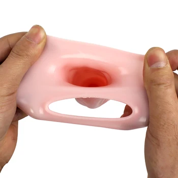 Realno Dildo Produžni kabel prepucija Rukava za penis za Višekratnu upotrebu Kondom MLA Prsten za člana Seks-proizvodi za adult Sex igračke Za muškarce Muški