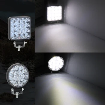 Mini LED Kombinirani Radnici Svjetla Bar Reflektor za off-road Mrlja Vožnje maglenka za Kamion Brod suv 12-24 U prednji far za квадроцикла Bijela